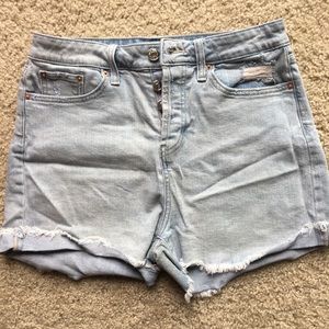 Wild fable cutoff high waisted denim shorts